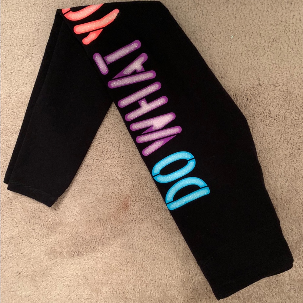Girls black leggings